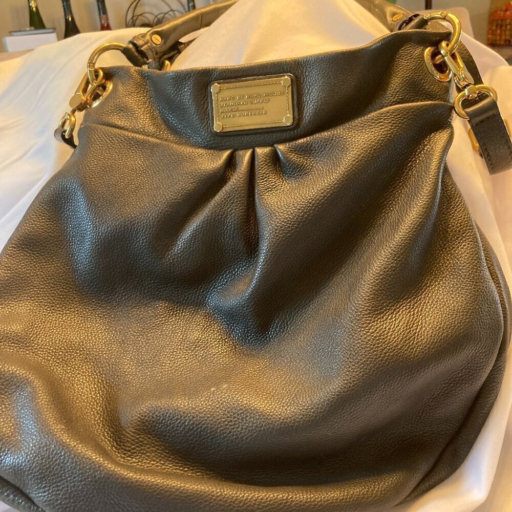 Marc Jacobs Standard Supply Workwear Shopper in Grey w/ Black & White Interior
